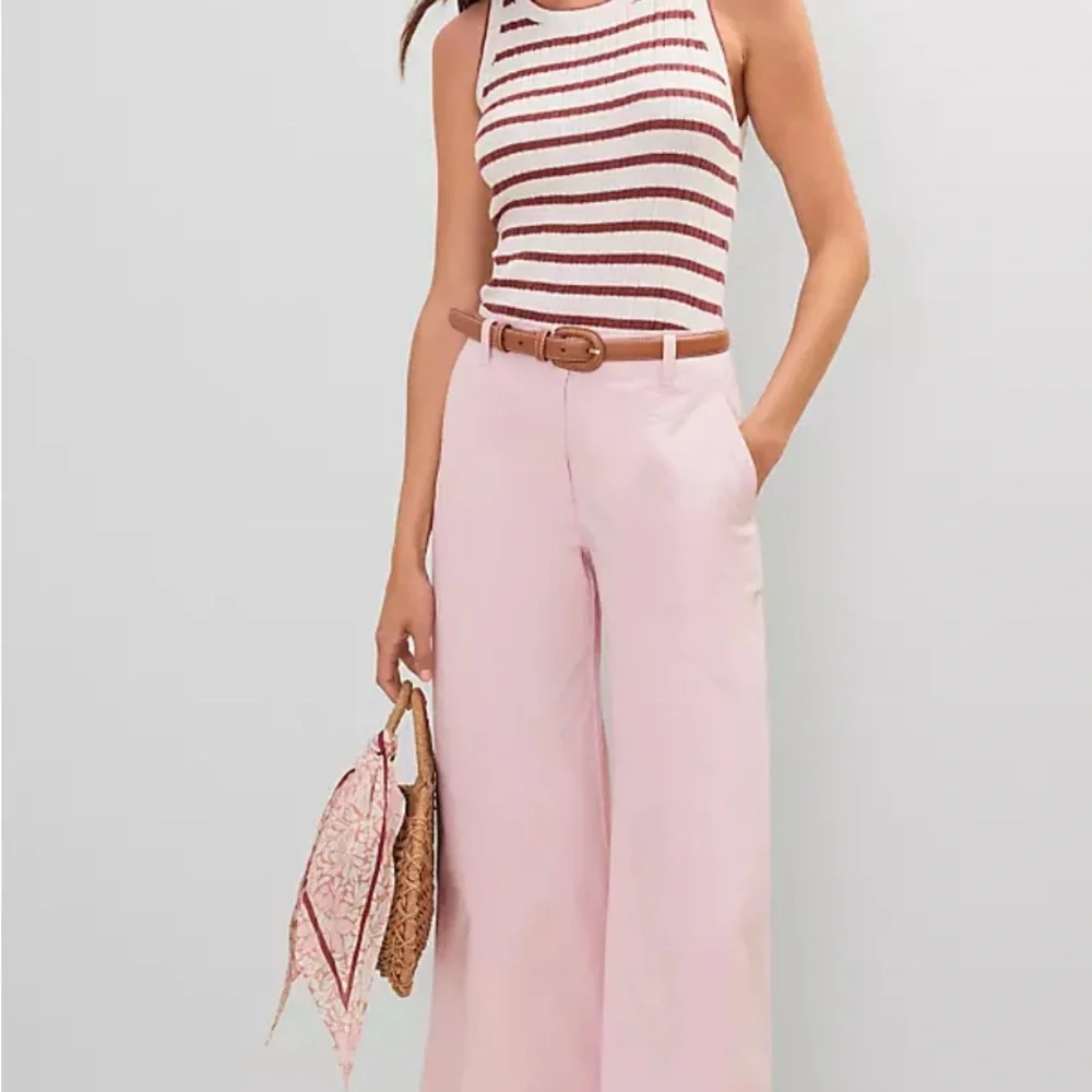 Ann Taylor Weekend collection wide leg ankle pant- size 6P new - Picture 2 of 5